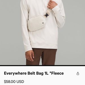 LULULEMON FLEECE BELT BAG